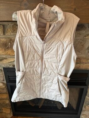 lululemon athletica Pale Blush Quilted Sleeveless Vest